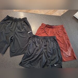 Nike Men's Shorts Bundle — Black & Maroon